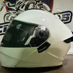 CASCO MARCA XTREME MODELO ZL-903 PRO BLANCO DOBLE CERTIFICACION