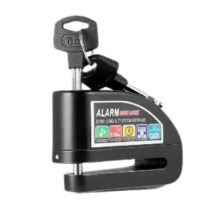 KMASTER Candado de Disco con Alarma Kmaster para Motocicleta Bicicleta